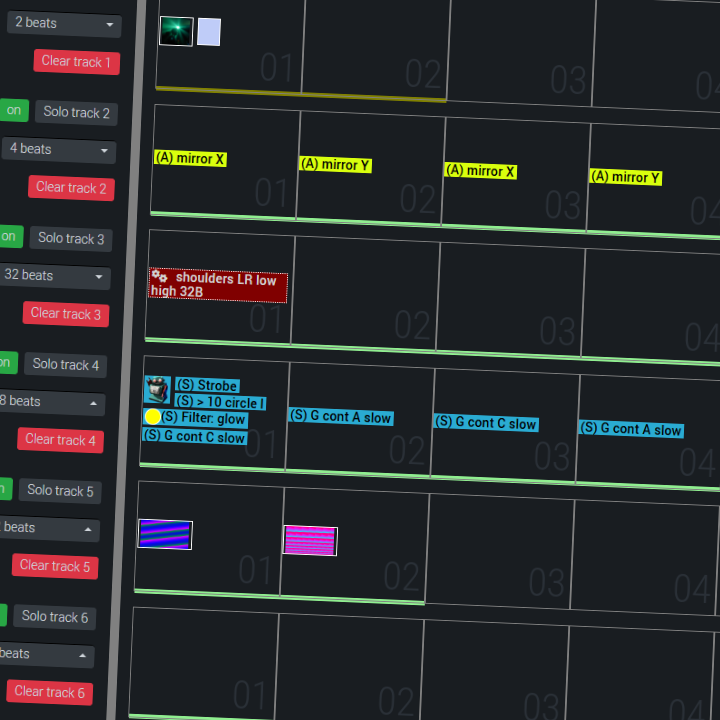Overscan custom browser-based VJ software