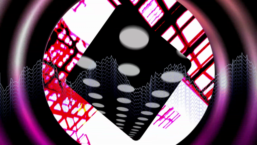 A generated Overscan visual composition